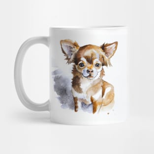 Chihuahua Watercolor Painting - Dog Lover Gifts Mug